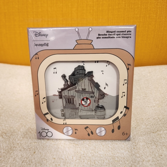 Loungefly Disney Mickey Mouse Club ClubHouse Hinged 100th Limited Edition Pin - Picture 9 of 9